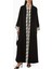 Şık Dantel Detaylı Abaya Nida Kumaşı ile Modern Şıklığın Adresi 2