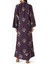 Floral Desenli Pamuk Abaye ile Profesyonel Tarzınızı Yenileyin Uzun Kol ve Notch Yaka Detayıyla 3