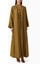 Konforlu Pamuklu Abaya Şık Drape ve Düğme Detayı ile Günlük ve Özel Günler Için Ideal 1