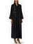 Şık Işlemeli Abaya Rahat Drape Uzun Kollu Ön Açılır Tasarım ile Her Ortama Uygun 1