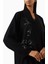 Şık Işlemeli Abaya Rahat Drape Uzun Kollu Ön Açılır Tasarım ile Her Ortama Uygun 5