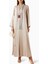 Modern Tasarım Abaya Rahat Şıklık ile Uzun Kollu ve Açık Ön Detaylı 2