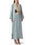 Kültürel Dokuları Yansıtan Desenli Abaya Uzun Kollu Rahat Şıklık ile Moda Trendleri 1
