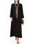 Modern ve Şık Uzun Kollu Abaya Bütünleyici Detaylarla Zarif Görünüm Sunuyor 2