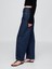 Kadın Mavi High Rise Barrel Jean Pantolon 8