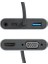 CU4511 Type-C To Hdmi+Vga+Usb 3+3.5mm Aux+ Type-C Çevirici 3