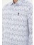 Erkek Beyaz Gömlek Desenli 50296864-VR013 7