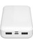 P201 20.000mAh PRM Micro+Type-C+USB Beyaz Taşınabilir Pil Şarj Cihazı Powerbank 2