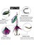 Renk H Spinnerbait Stili 4g 1 Adet Balıkçılık Cazibesi Er Yem 4g 6.3g Metal Balıkçılık Sert Yem ile Tüy Crankbait Bas Balıkçılık Için (Yurt Dışından) 4