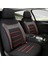 Isuzu D-Max Araçlara Uyumlu Oto Koltuk Kılıfı Seti - Venüs Serisi - Kırmızı 1