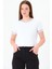 Karyoka Dikişli Tshirt Beyaz 4
