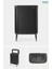 Bo Matt Black Plastik Kapaklı Çamaşır Sepeti 2X45L 2