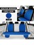 Toyota C-Hr 2016 ve Sonrası Uyumlu 7 Parça Kapitone Araba Koltuk Minderi Deri Mavi - Kaymaz | Trobus 1