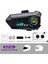 Motosiklet Kask Intercom Çift Eşleşme Rgb Işıklı Bluetooth Kulaklık 5,3 3