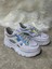 Günlük Kadın Sneaker Kalın Yüksek Taban Bağcıklı Rahat Tiger Şeritli Spor Ayakkabı 032 1