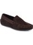 Kahve Hakiki Süet Deri Erkek Loafer - E25I1AY57298-B85 1