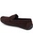 Kahve Hakiki Süet Deri Erkek Loafer - E25I1AY57298-B85 2