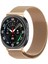 Samsung Galaxy Watch 8 Classic 46MM Milanese Loop Kordon Rose Gold 2