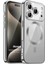 Apple iPhone 17 Pro Kılıf Magsafe Luxury Electroplate Gümüş 1