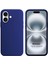 Apple iPhone 17 Kılıf Liquid Lansman Silikon Lacivert 1
