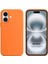 Apple iPhone 17 Kılıf Liquid Lansman Silikon Turuncu 1
