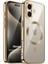 Apple iPhone 17 Kılıf Magsafe Luxury Electroplate Gold 1