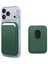 Apple iPhone 17 Pro Max Leather Wallet Magsafe Yeşil 1