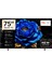 75T6C 75" 190 Ekran Uydu Alıcılı 4K Ultra HD QLED Google TV 1