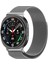 Samsung Galaxy Watch 8 Classic 46MM Milanese Loop Kordon Koyu Gri 2