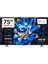 75T8C 75" 190 Ekran Uydu Alıcılı 4K Ultra HD QLED Google TV 4