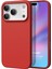 Matte Silicone Apple iPhone 17 Pro Max Kılıf Kırmızı 1