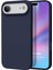 Matte Silicone Apple iPhone 17 Air Kılıf Lacivert 1