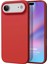 Matte Silicone Apple iPhone 17 Air Kılıf Kırmızı 1