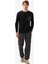 Erkek T-Shirt 40841 - Siyah 4