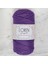 Loren Polyester Soft Macrame Koyu Mor El Örgü Ipi - LM025 - 34434 1