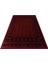 Herat HER03 Red Nostaljik Afgan Desenlerini Viskon Yumuşaklığı ile Buluşturan Ince Makine Halısı 3