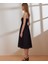 Düz Yaka Askılı Elbise 6