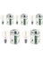 B60 4.8W E27 LED Ampul Clear Beyaz Işık 600LM 5li 1