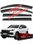 Chery Tiggo 8 Pro Max Ferrous Cam Rüzgarlığı 4lü Set 2023 ve Üstü 1