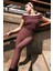 Cupsecret Kendinden Pedli Mor Foldable Madonna Yaka Kolsuz Slim Fit Üst 1