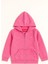 Dokulu Kız Çocuk Kapüşonlu hırka - Pembe 1