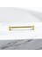 Mobilya Çekmece Mutfak Dolabı Dolap Kapak Kulplar Kulb Kulp Gold Altın Kulp 224 mm 4