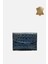 Hakiki Prestige Croco Deri Nero Kadın Cüzdan Bayan Cüzdan 13X9 Cm, Arka Fermuarlı, Çift Çıtçıtlı 8
