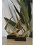 2'li Döküm Üçgen Formlu Dekoratif Obje Ithal Gold 45CM - 41CM 2