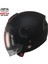 Free-M 618 Yarım Kask Mat Siyah(Güneş Vizörlü) 1