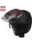 Free-M 618 Yarım Kask Mat Siyah(Güneş Vizörlü) 2