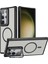 Samsung Galaxy S24 Ultra Uyumlu Standlı Kamera Kısmı Cam Korumalı Arkası Mat Renkli Magsafe Kılıf 4