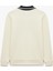 Renk Kontrastlı Polo Yaka Uzun Kollu Kolej Baskılı Sweatshirt 2