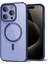 iPhone 15 Pro Uyumlu Kenarları Renkli Şeffaf Magsafe Kılıf 1