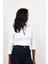 Beyaz Likralı Slim Fit Gömlek 4897 1